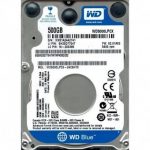 DISCO DURO WESTERN DIGITAL BLUE, 500GB, SATA 6.0 GB/S, 5400 RPM, 2.5".