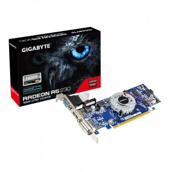 TARJETA DE VIDEO GIGABYTE AMD RADEON R5 230, 1GB DDR3 64-BIT, DVD/HDMI