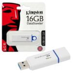MEMORIA FLASH USB 16GB KING DT G4 BLANCO-AZUL